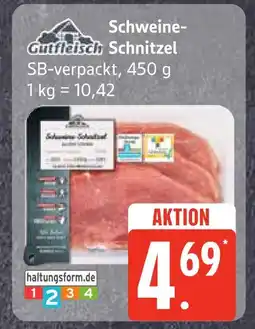 Edeka Gutfleisch schweine-schnitzel Angebot