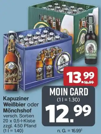 Famila Nord West Kapuziner Weißbier oder Mönchshof Angebot