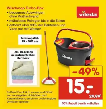 Netto Marken-Discount Vileda wischmop turbo-box Angebot