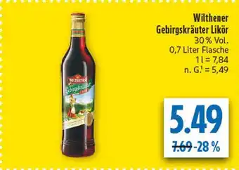 diska Wilthener gebirgskräuter likör Angebot