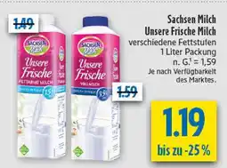 diska Sachsen milch unsere frische fettarme milch Angebot