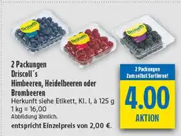 diska Driscoll's himbeeren Angebot