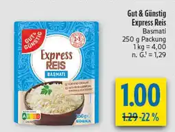 diska Gut & günstig express reis basmati Angebot