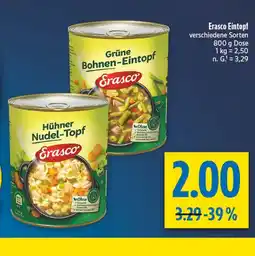 diska Erasco grüne bohnen-eintopf Angebot