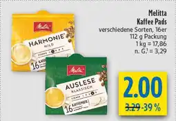 diska Melitta harmonie mild Angebot