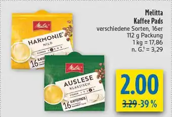 diska Melitta harmonie mild Angebot