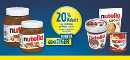 diska Nutella nutella 750g Angebot