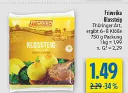 diska Friweika klossteig Angebot