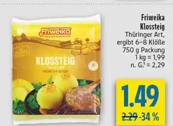 diska Friweika klossteig Angebot