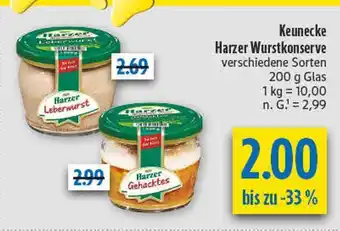 diska Keunecke harzer leberwurst Angebot