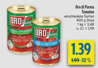 diska Oro di parma tomaten passiert mit kräutern Angebot