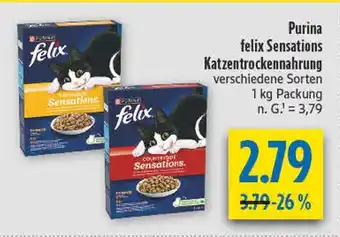 diska Purina felix sensations katzentrockenahrung Angebot