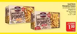 Marktkauf Snack master mikrowellen-pommes extra dünn Angebot