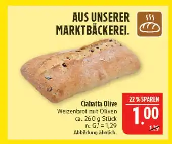Marktkauf Ciabatta olive Angebot