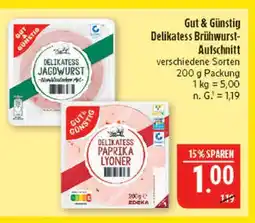 Marktkauf Gut & günstig delikatess jagdwurst Angebot