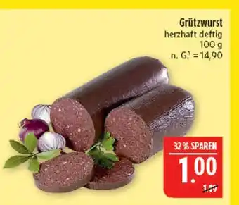 Marktkauf Grützwurst Angebot