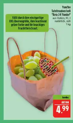 Marktkauf Yum!bo tafeltrauben hell 'arra 34 yumbo' Angebot