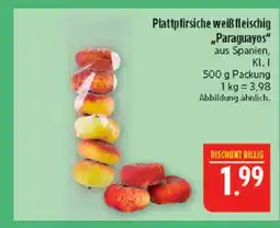 Marktkauf Plattpfirsiche weißfleischig 'paraguayos' Angebot