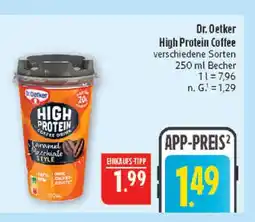Marktkauf Dr. oetker high protein coffee Angebot