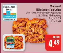 Marktkauf Wiesenhof hähnchengeschnetzeltes gyros-art Angebot