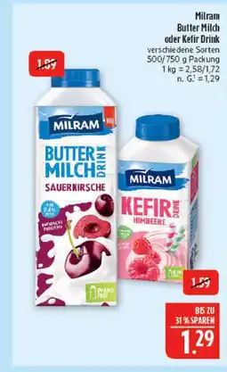 Marktkauf Milram butter milch drink sauerkirsche Angebot