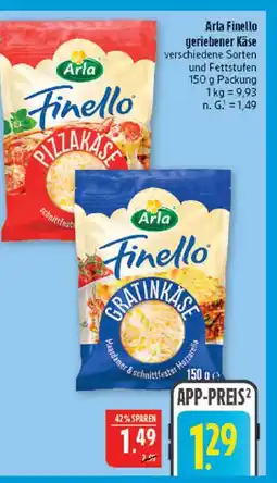 Marktkauf Arla finello pizzakäse Angebot
