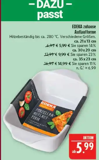 Marktkauf Edeka zuhause auflaufform Angebot