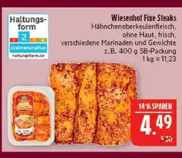 Marktkauf Wiesenhof fixe steaks Angebot