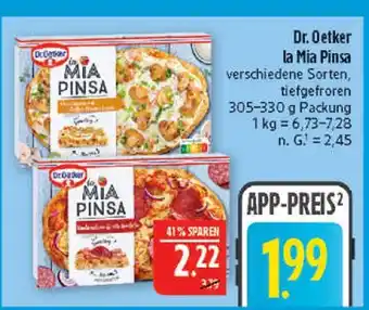 Marktkauf Dr. oetker la mia pinsa Angebot