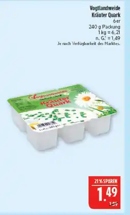 Marktkauf Vogtlandweide kräuter quark Angebot