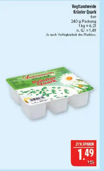 Marktkauf Vogtlandweide kräuter quark Angebot