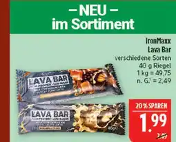 Marktkauf Ironmaxx lava bar Angebot