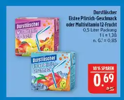 Marktkauf Durstlöscher eistee pfirsich-geschmack Angebot