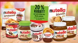 Marktkauf Nutella 20% rabatt auf alle artikel der marke nutella Angebot
