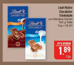 Marktkauf Lindt maître chocolatier schokolade Angebot