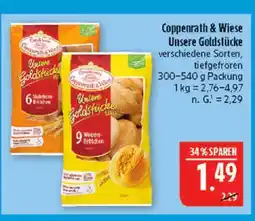 Marktkauf Coppenrath & wiese unsere goldstücke 6 mehrkorn-brötchen Angebot