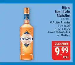 Marktkauf Déjavu aperitif oder alkoholfrei Angebot