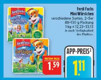 Marktkauf Ferdi fuchs mini würstchen Angebot