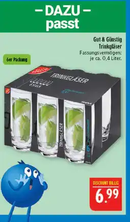 Marktkauf Gut & günstig trinkgläser Angebot