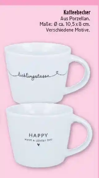 Marktkauf Kaffeebecher Angebot