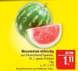 Marktkauf Wassermelone rotfleischig Angebot