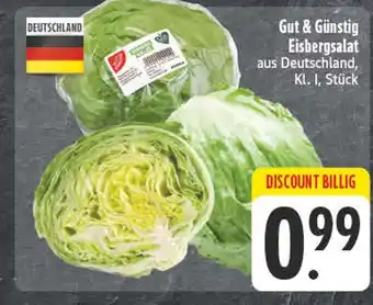 Edeka Gut & günstig eisbergsalat Angebot