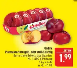Marktkauf Ondine plattnektarinen gelb- oder weißfleischig Angebot