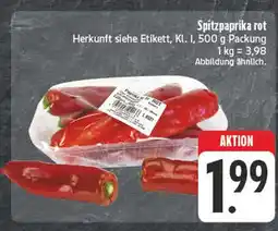 Edeka Spitzpaprika rot Angebot