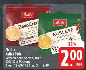 Edeka Melitta bellacrema intenso Angebot