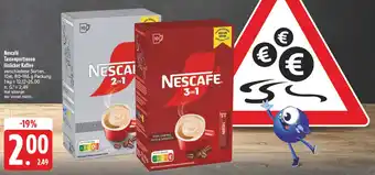 Edeka Nescafé 2 in 1 tassenportionen löslicher kaffee Angebot