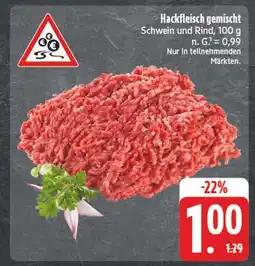 Edeka Hackfleisch gemischt Angebot