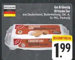 Edeka Gut & günstig 10 frische eier Angebot