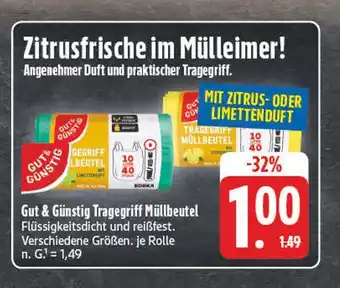 Edeka Gut & günstig tragegriff müllbeutel Angebot