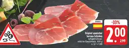 Edeka Original spanischer serrano-schinken Angebot